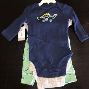 3 piece baby boys outfit by Carters. New with tags